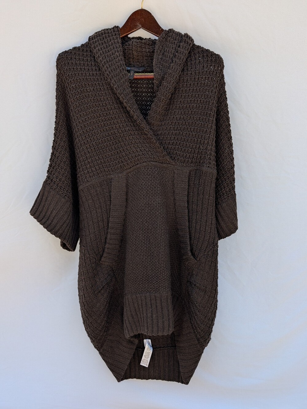 Y2K BCBG MaxAzria 100% Merino Wool Knit Sweater Dress